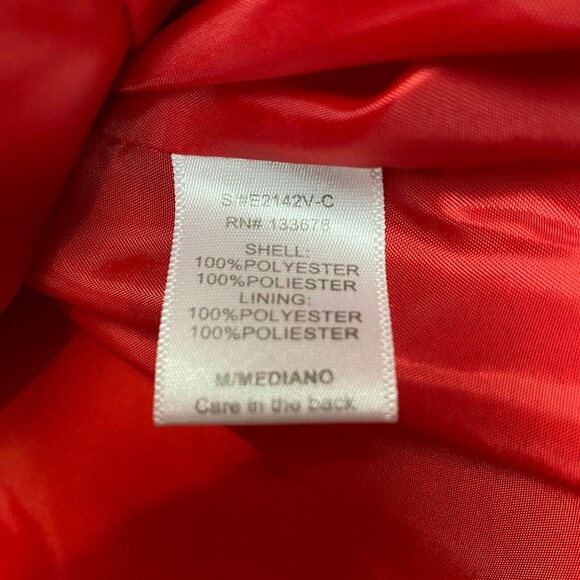 Love Tree Women's Red Vest Jacket Coat Size Medium- Light Weight - Picture 6 of 11